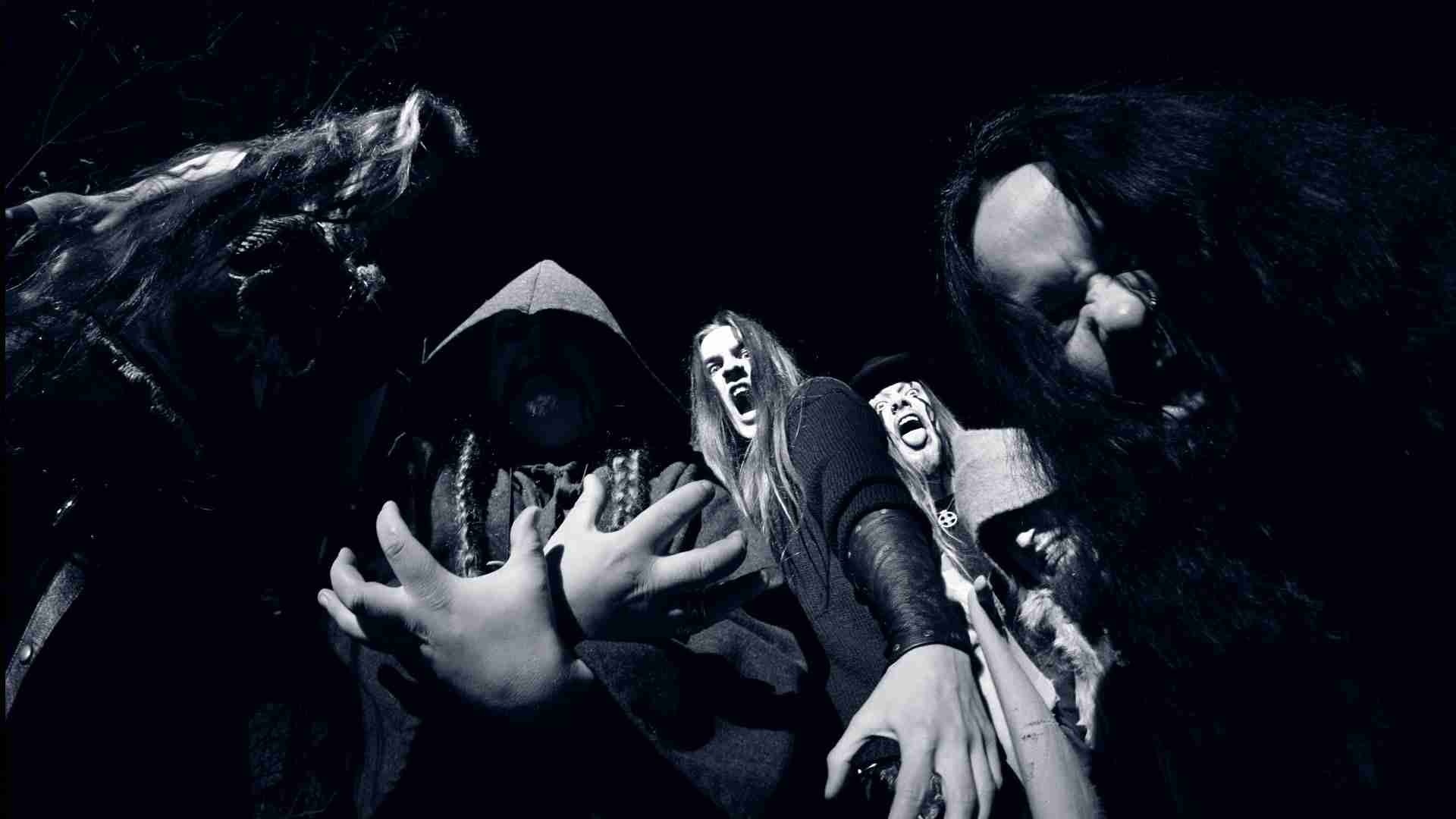 Finntroll Band Hands Scream Faces