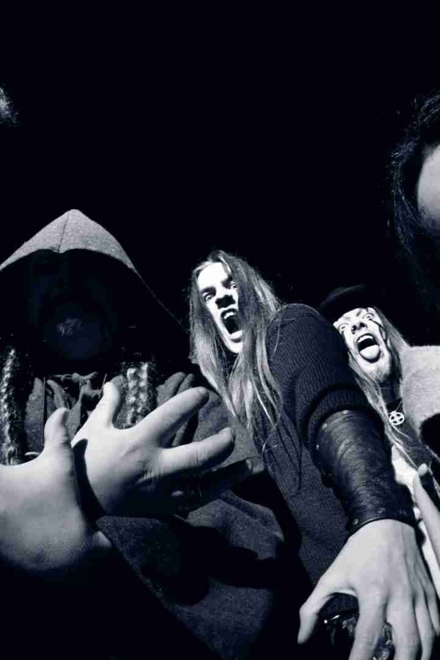 Finntroll Band Hands Scream Faces