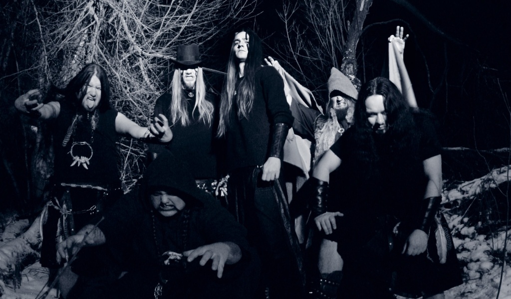 Finntroll Band Night Image Trees