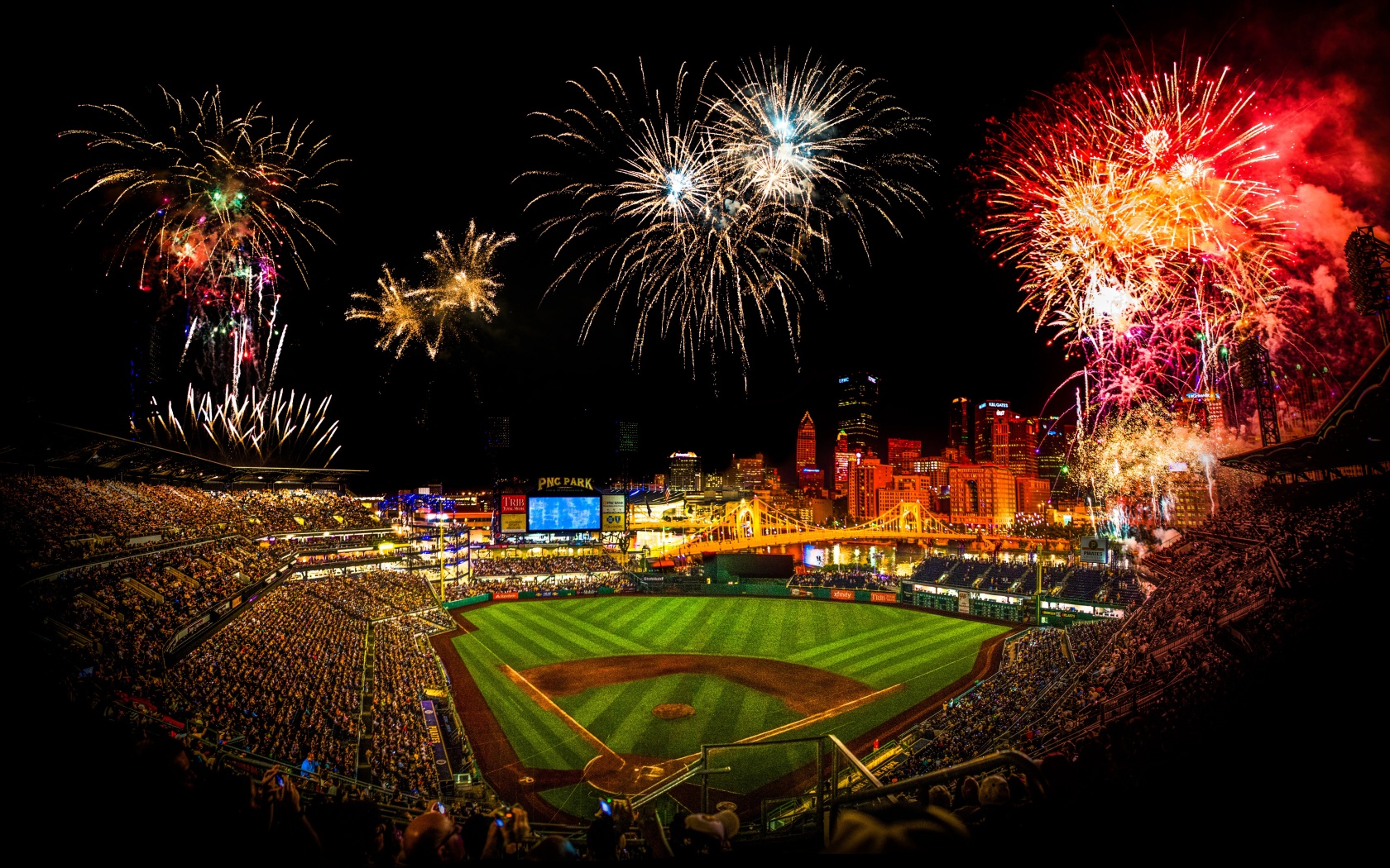 Fireworks At PNC Park