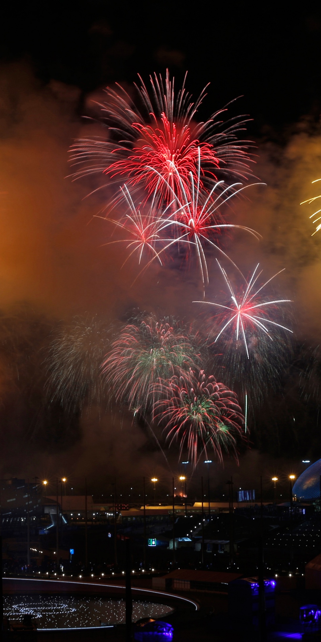 Fireworks Sochi 2014 Olympics Closed