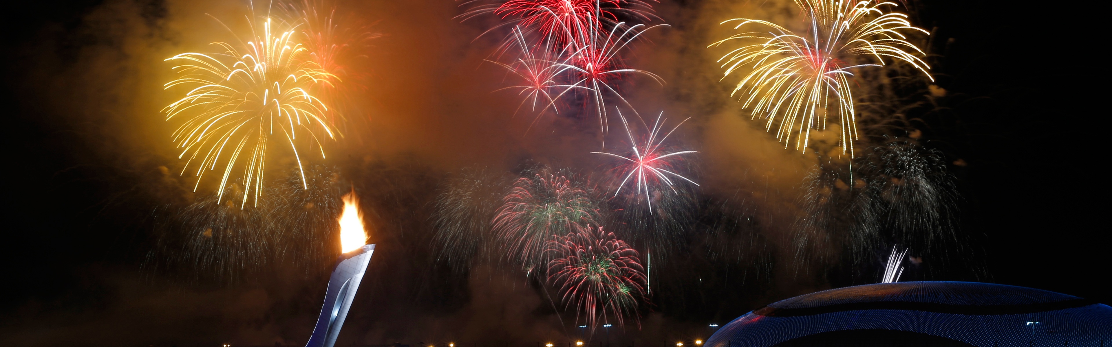 Fireworks Sochi 2014 Olympics Closed