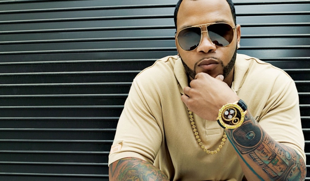 Flo Rida Glasses Tattoo Watches Hands