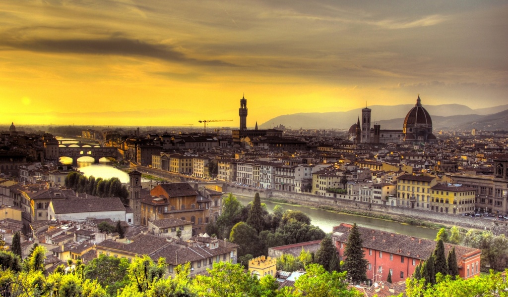 Florence Italy Sunset Florence Italy Sunset