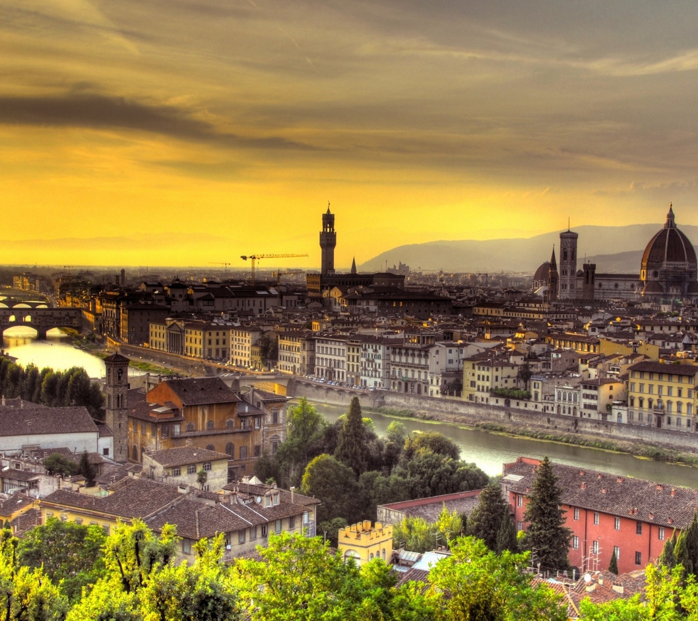 Florence Italy Sunset Florence Italy Sunset