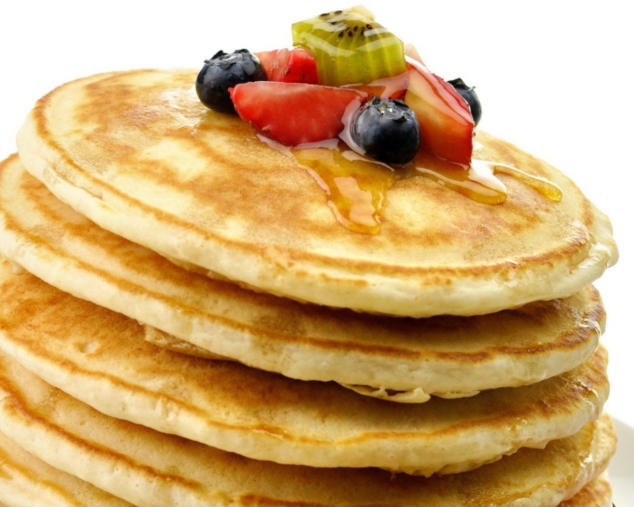 Food Pancakes Berries