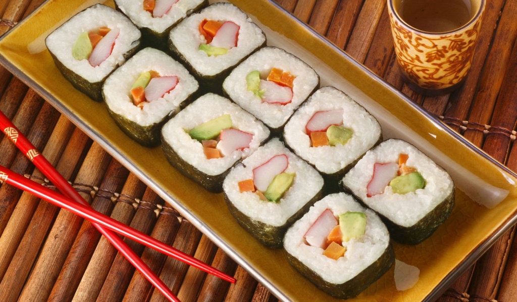 Food Sushi Chopsticks