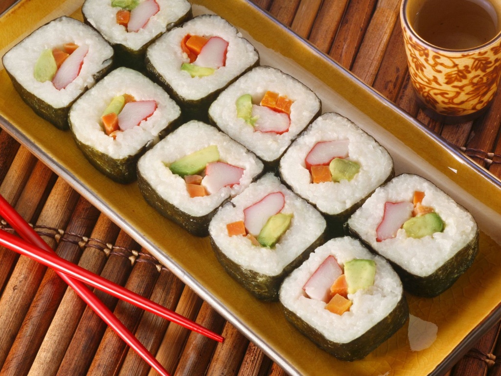 Food Sushi Chopsticks