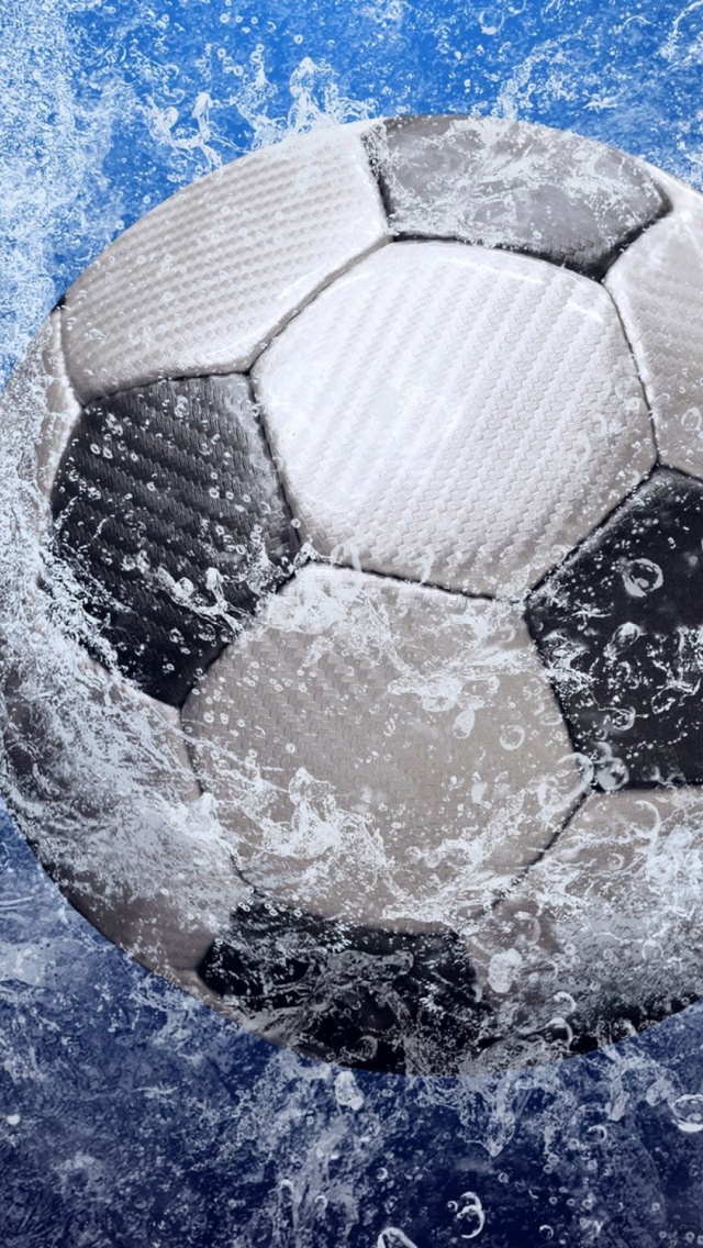 Football Ball In The Water