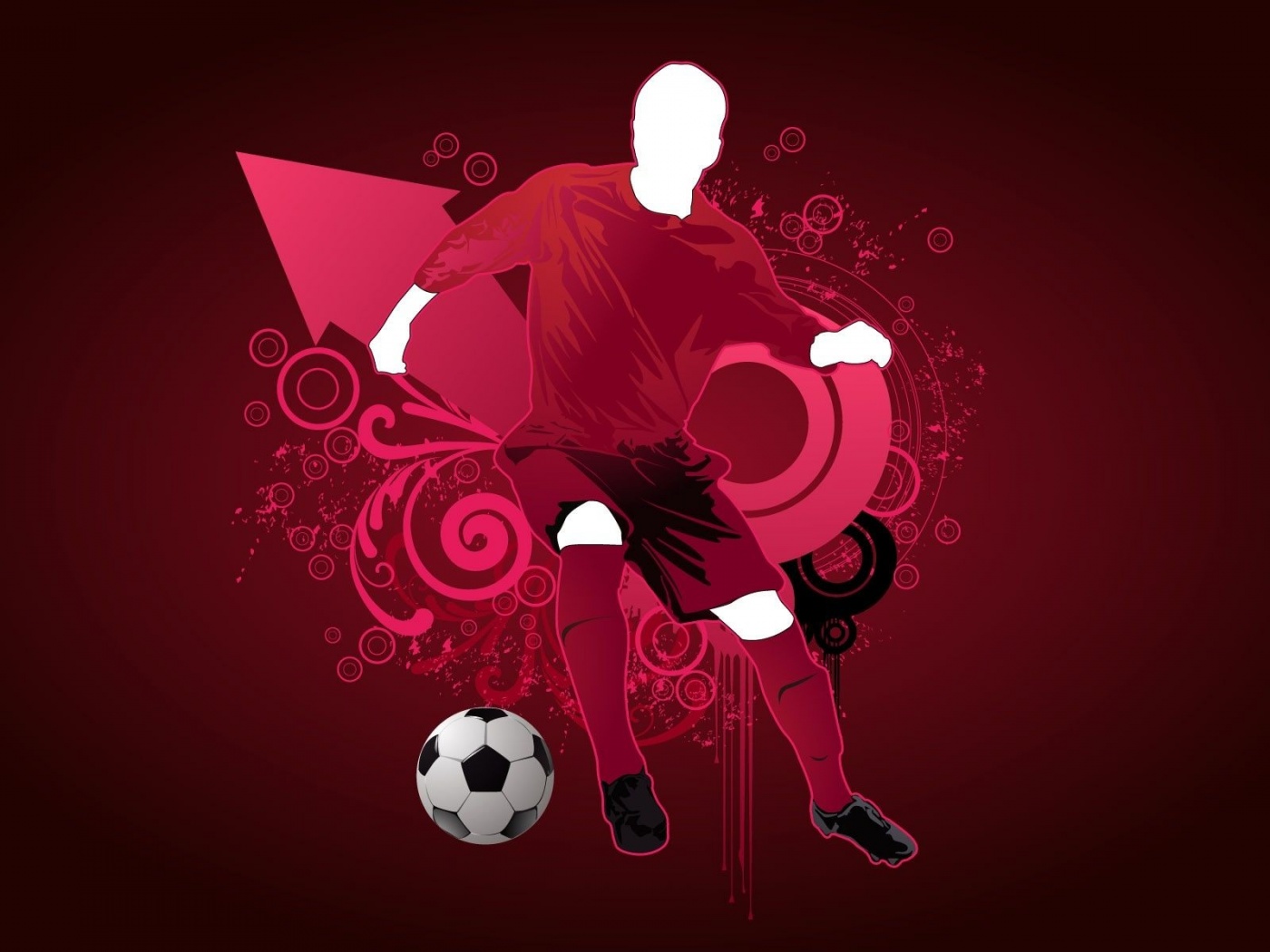 Football Player Vector Design