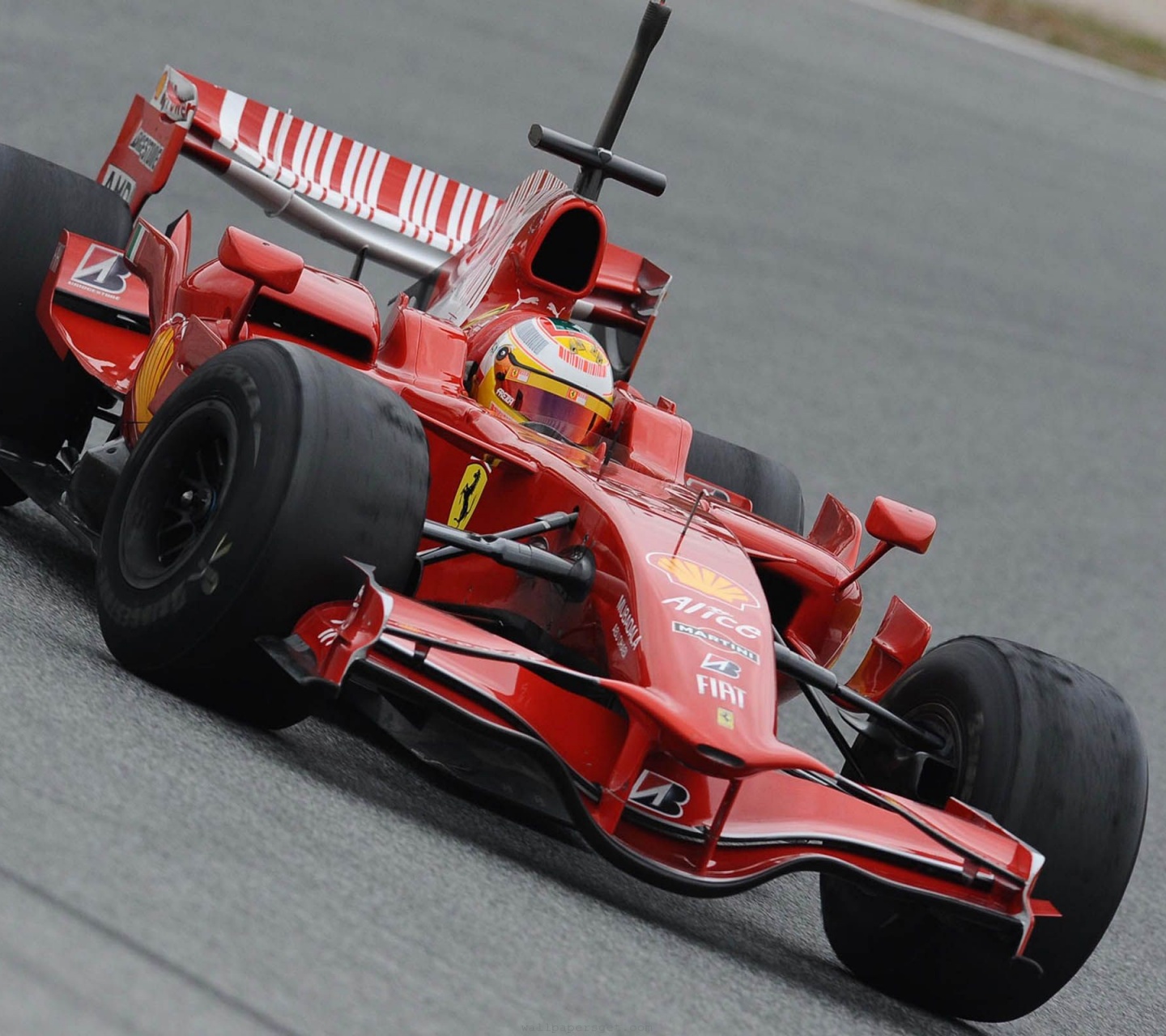 Formula One Barcelona Tests Ferrari Racing