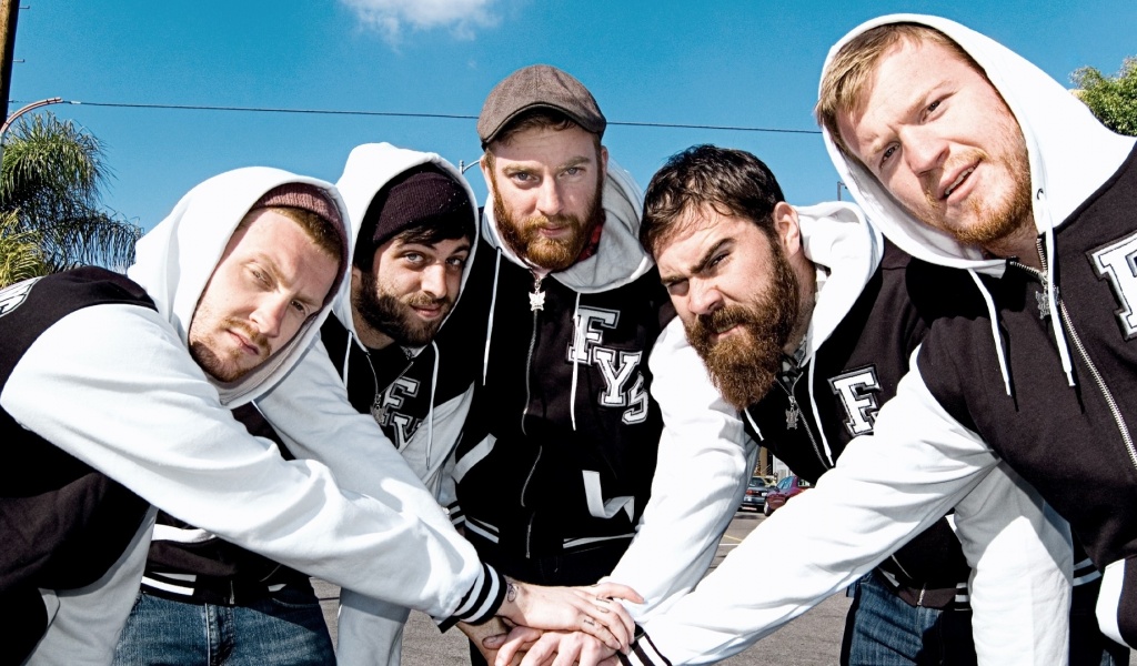 Four Year Strong Sunlight Smocks Band Team