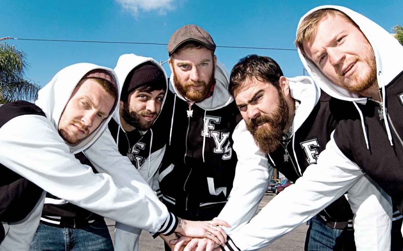 Four Year Strong Sunlight Smocks Band Team