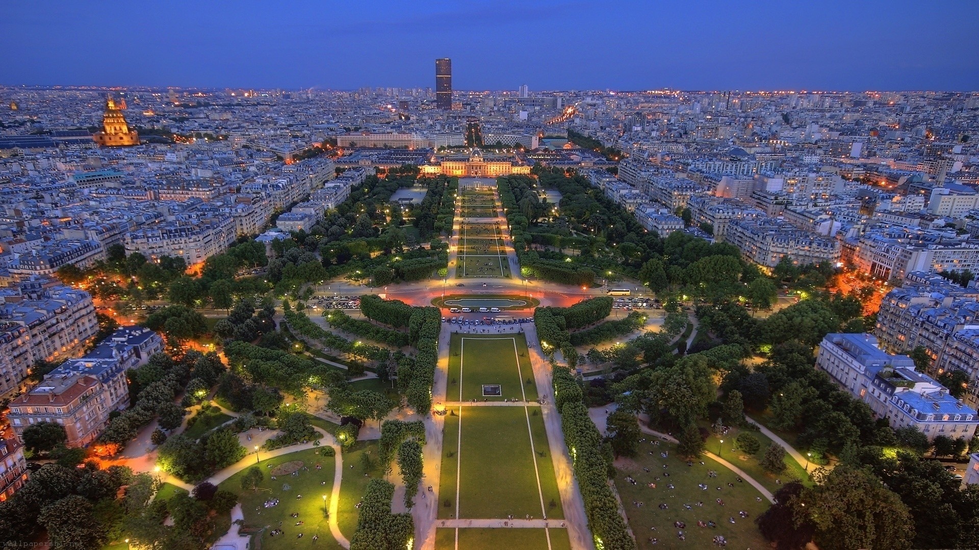 France Paris Building Stadium Park City Landscape