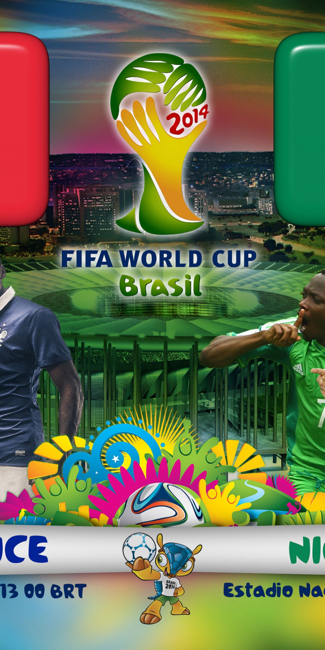 France Vs Nigeria World Cup 2014