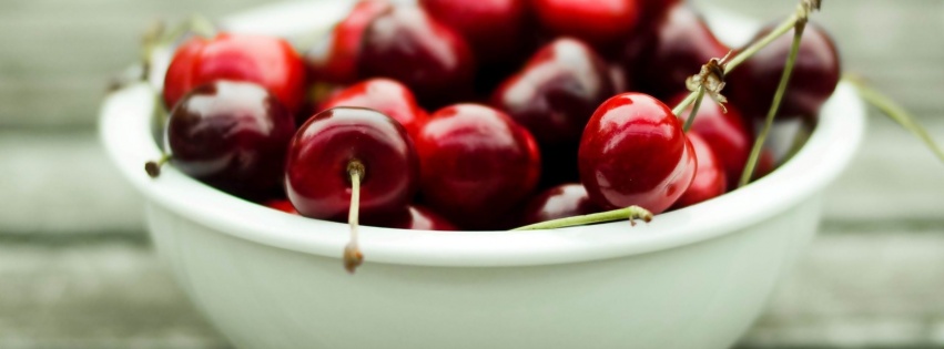 Fruits Food Cherries Bowls Berries Photograph