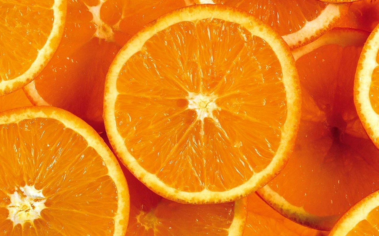 Fruits Food Oranges Orange Slices