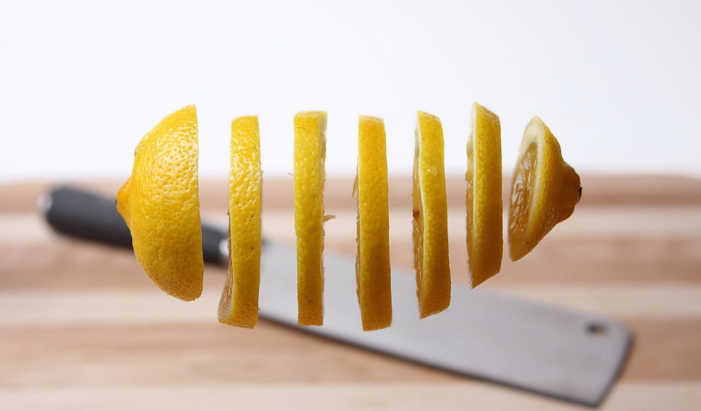 Fruits Knives Lemons