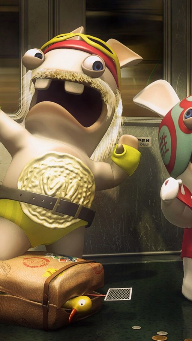 Funny Insane Wrestling Raving Rabbids