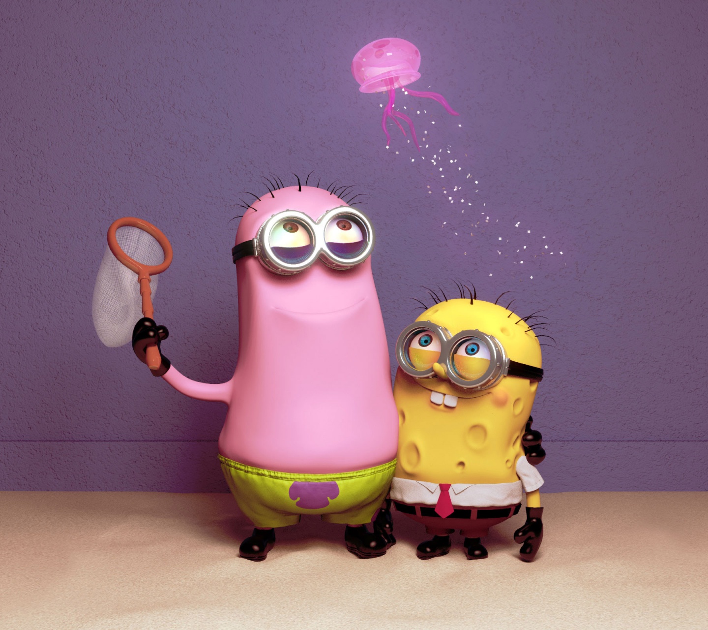 Funny Minions Patrick And Spongebob