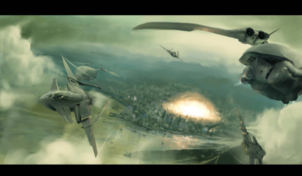 Futuristic Fighter Jets