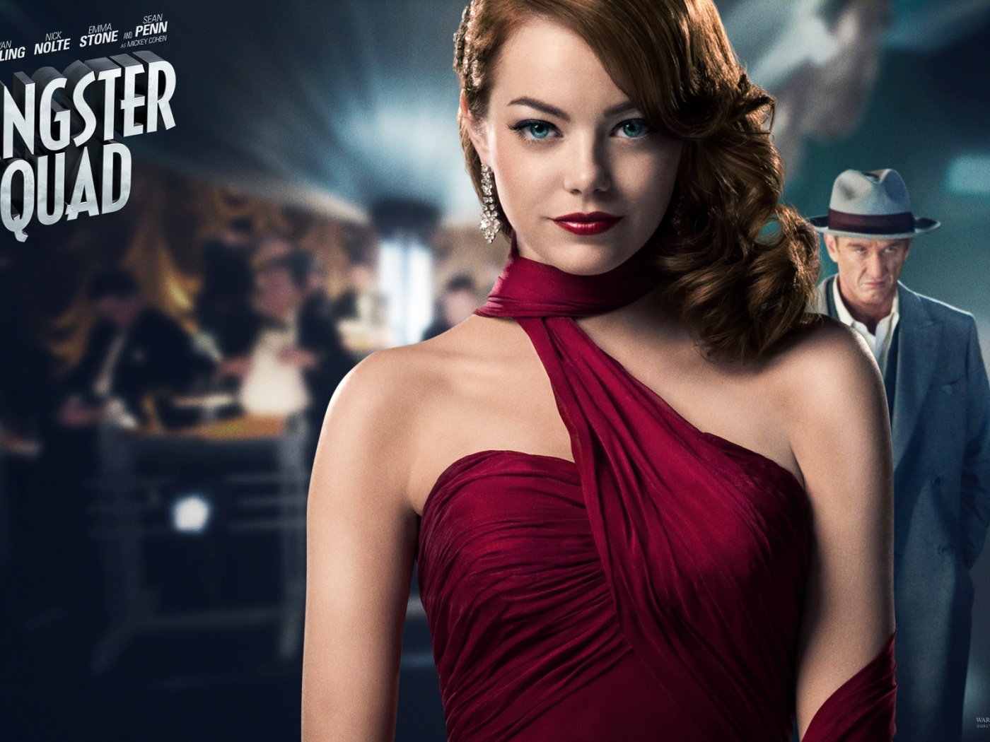 Gangster Squad Emma Stone Sean Penn