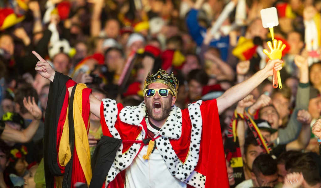 Germans Celebrate Win World Cup 2014