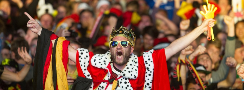 Germans Celebrate Win World Cup 2014