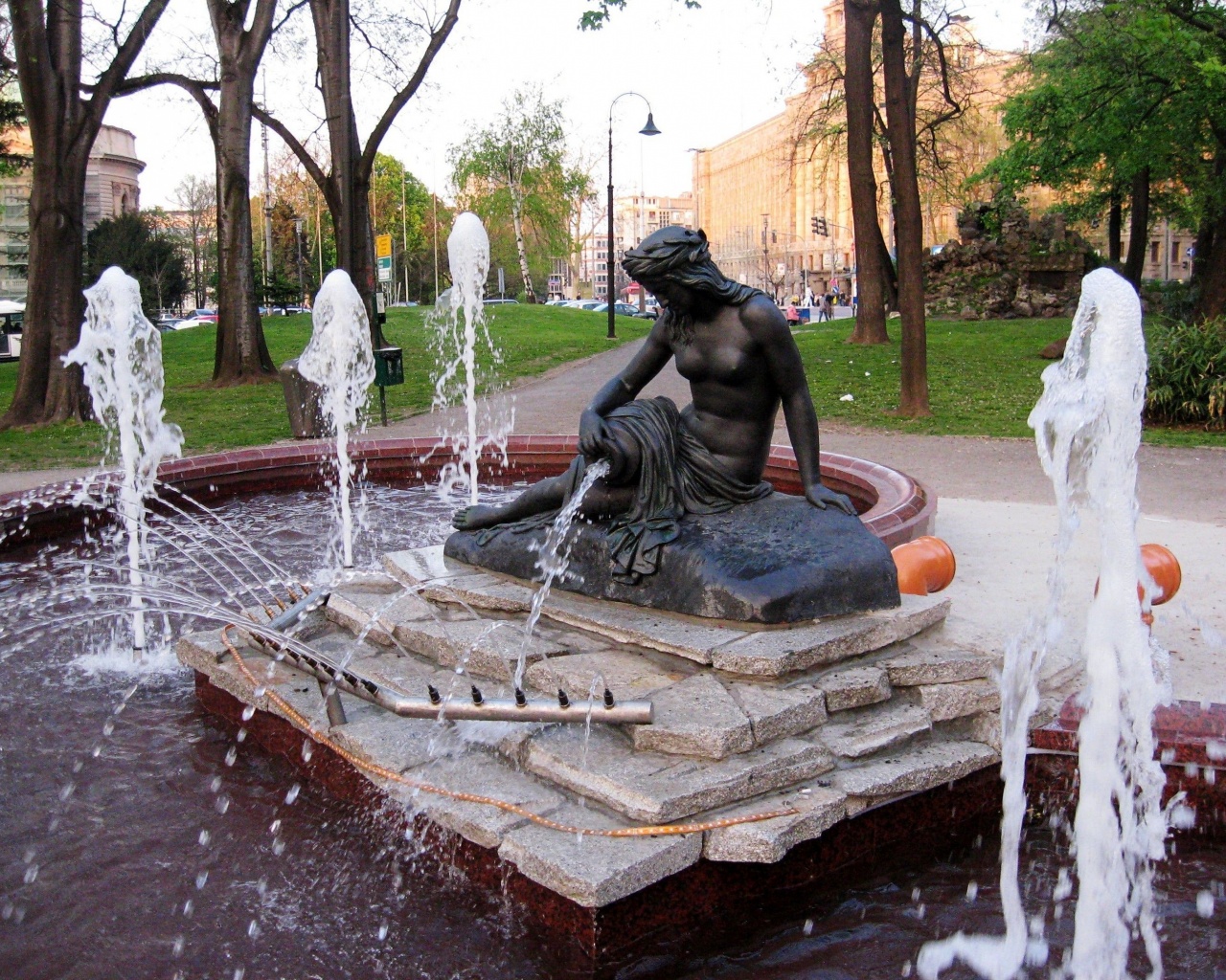 Girl With Jug Belgrade Central Serbia Serbia