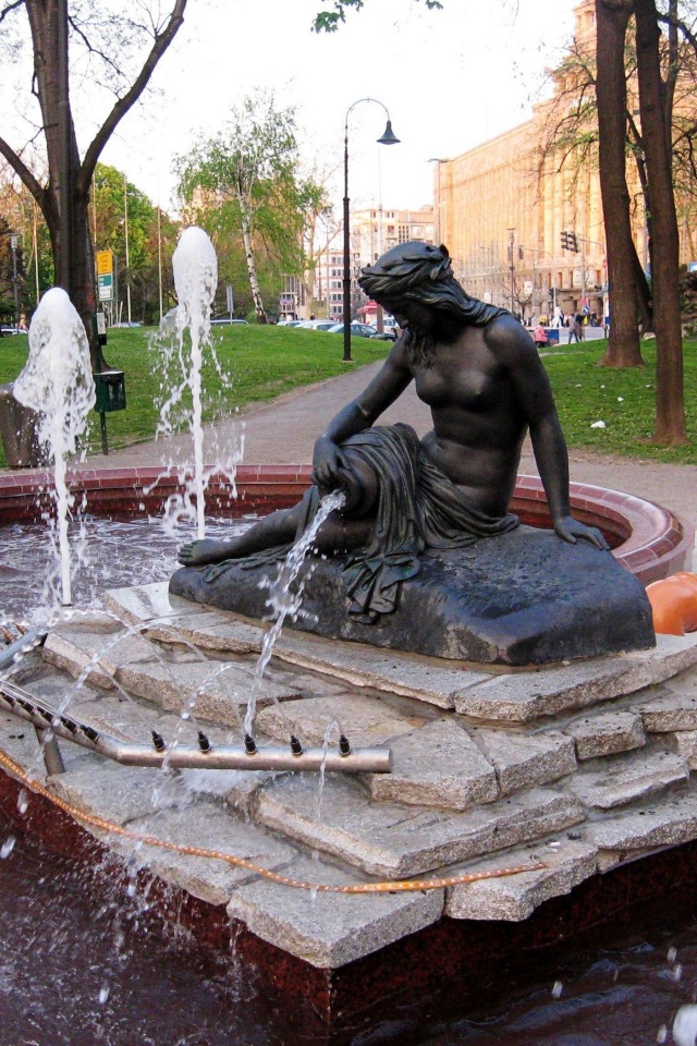 Girl With Jug Belgrade Central Serbia Serbia