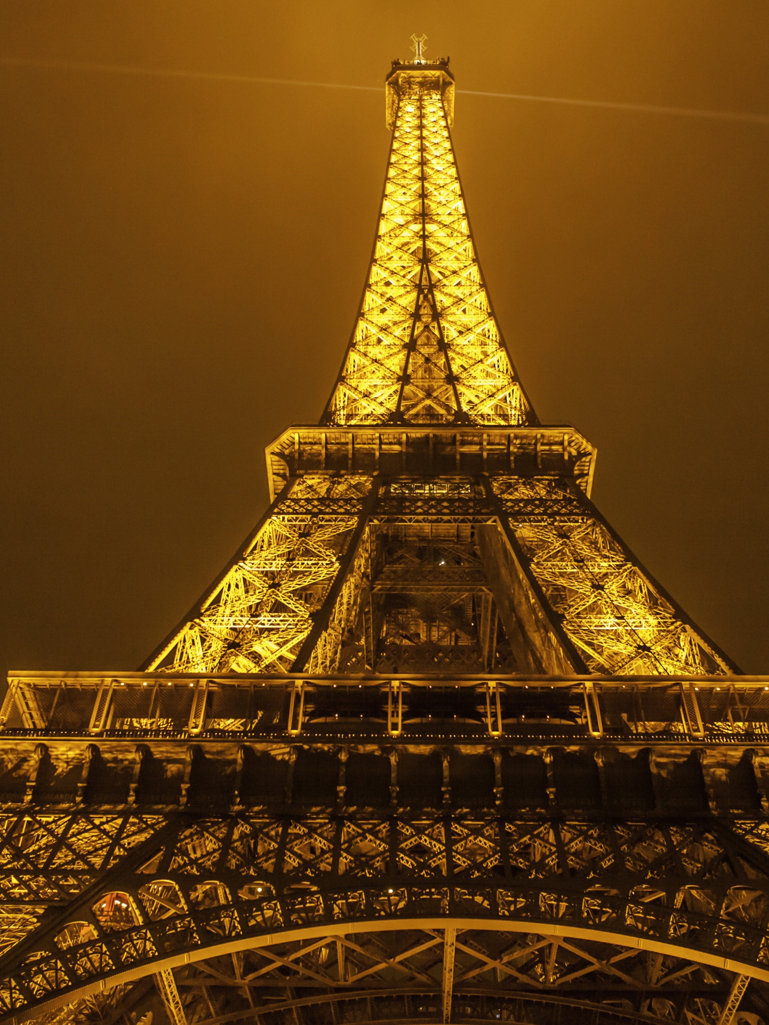 Glowing Eiffel Tower