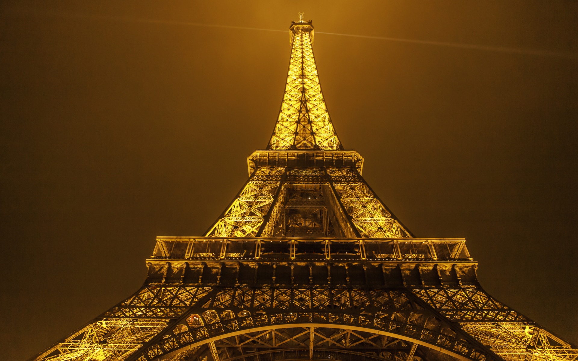 Glowing Eiffel Tower