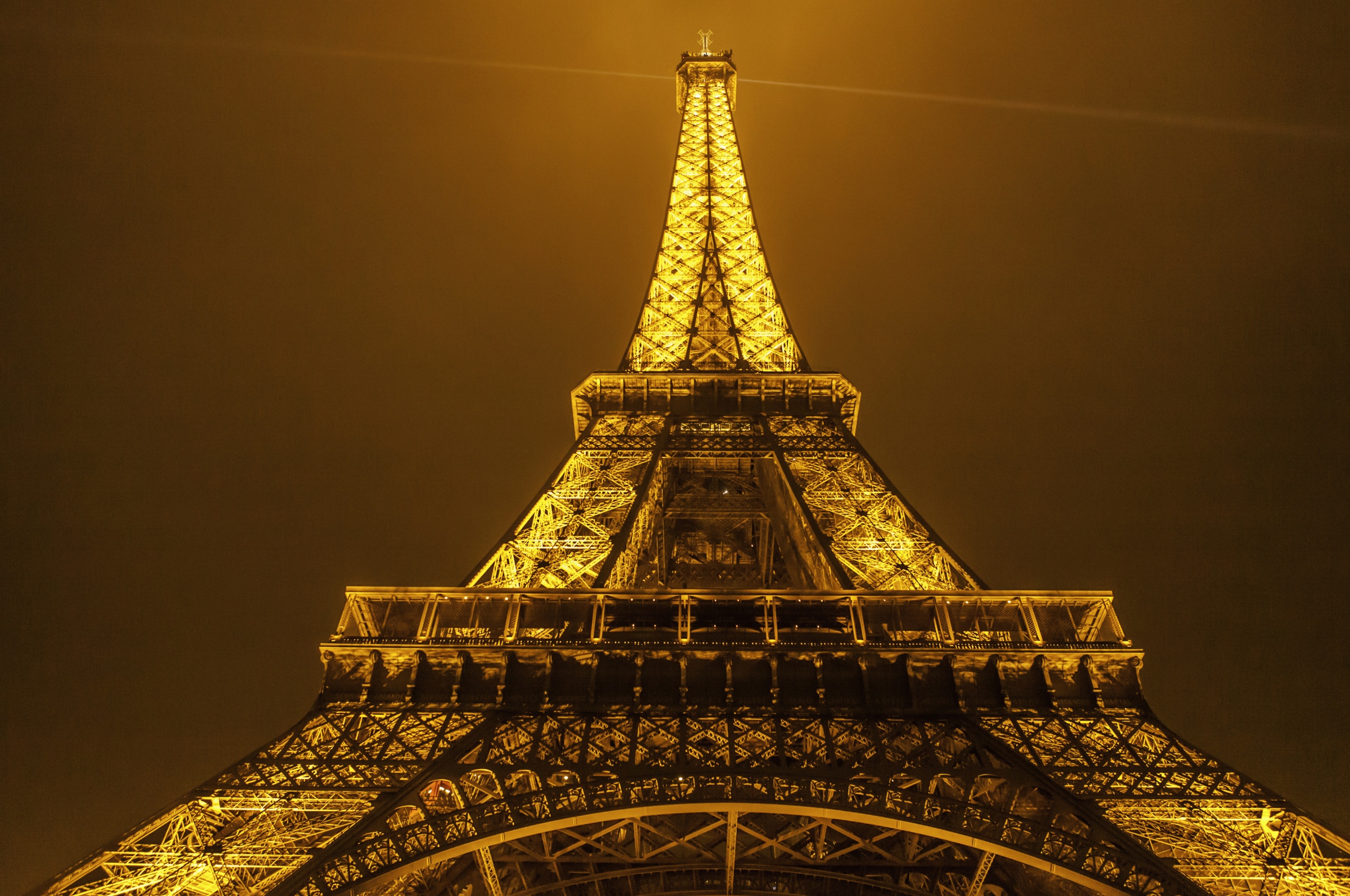 Glowing Eiffel Tower