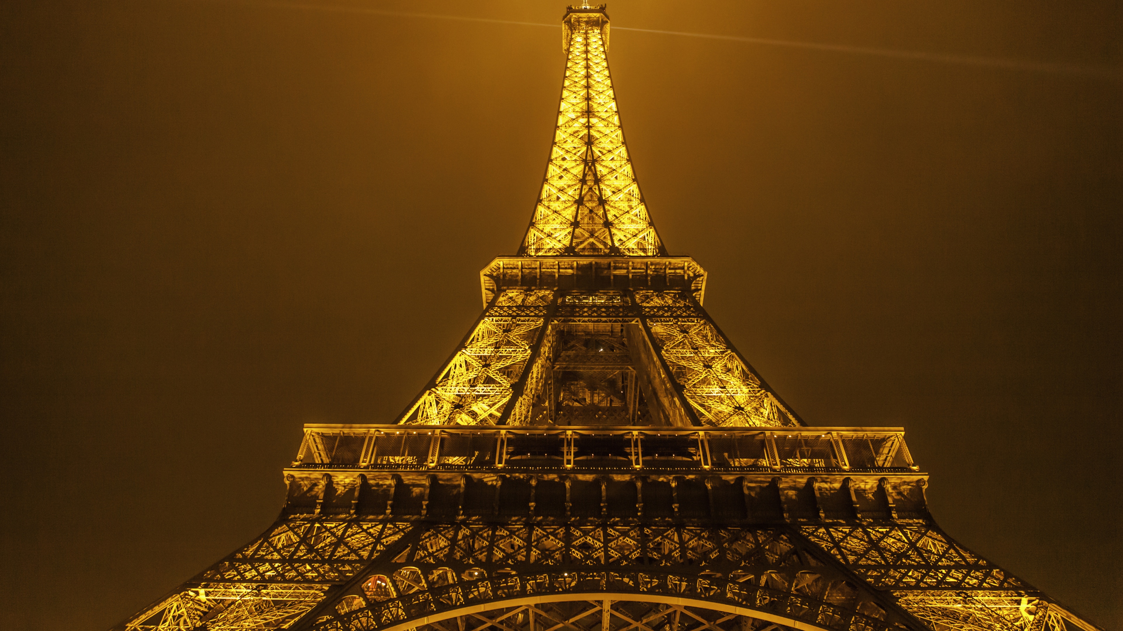 Glowing Eiffel Tower