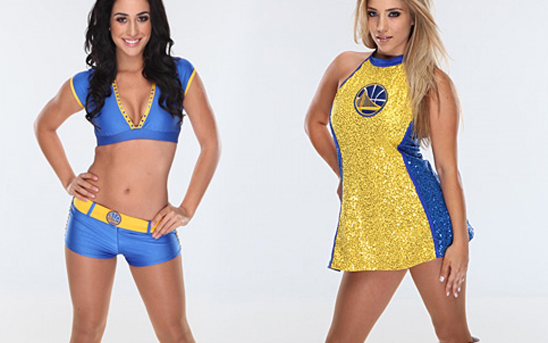 Golden State Warriors Nba American Basketball Amira And Casey Cheerleaders