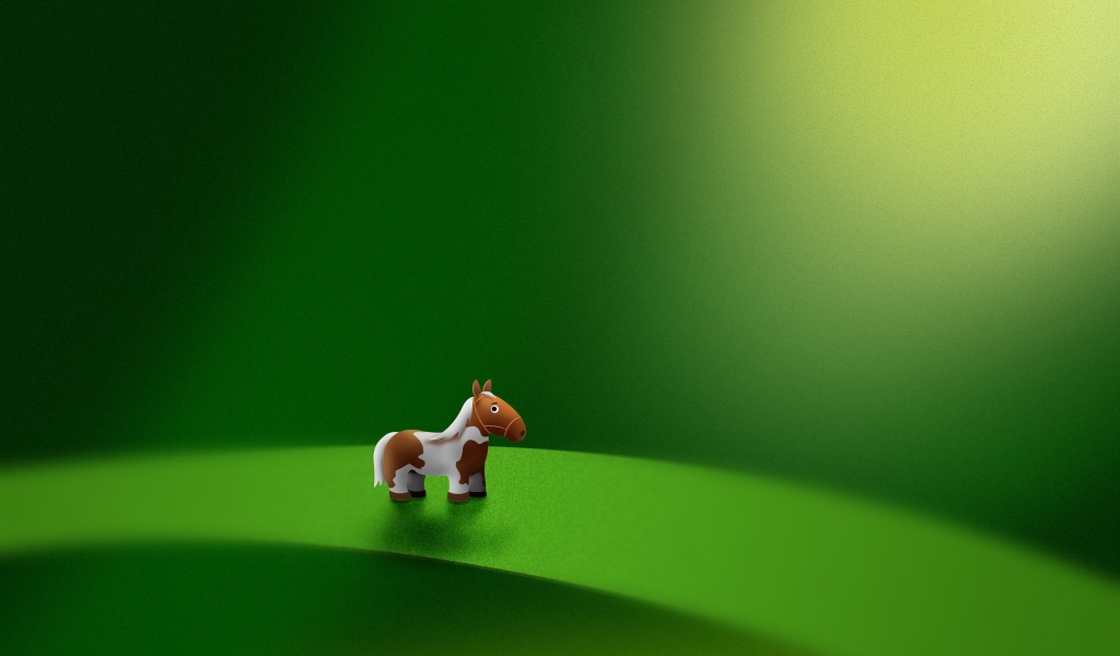 Green Leaf Pony Horse Micro