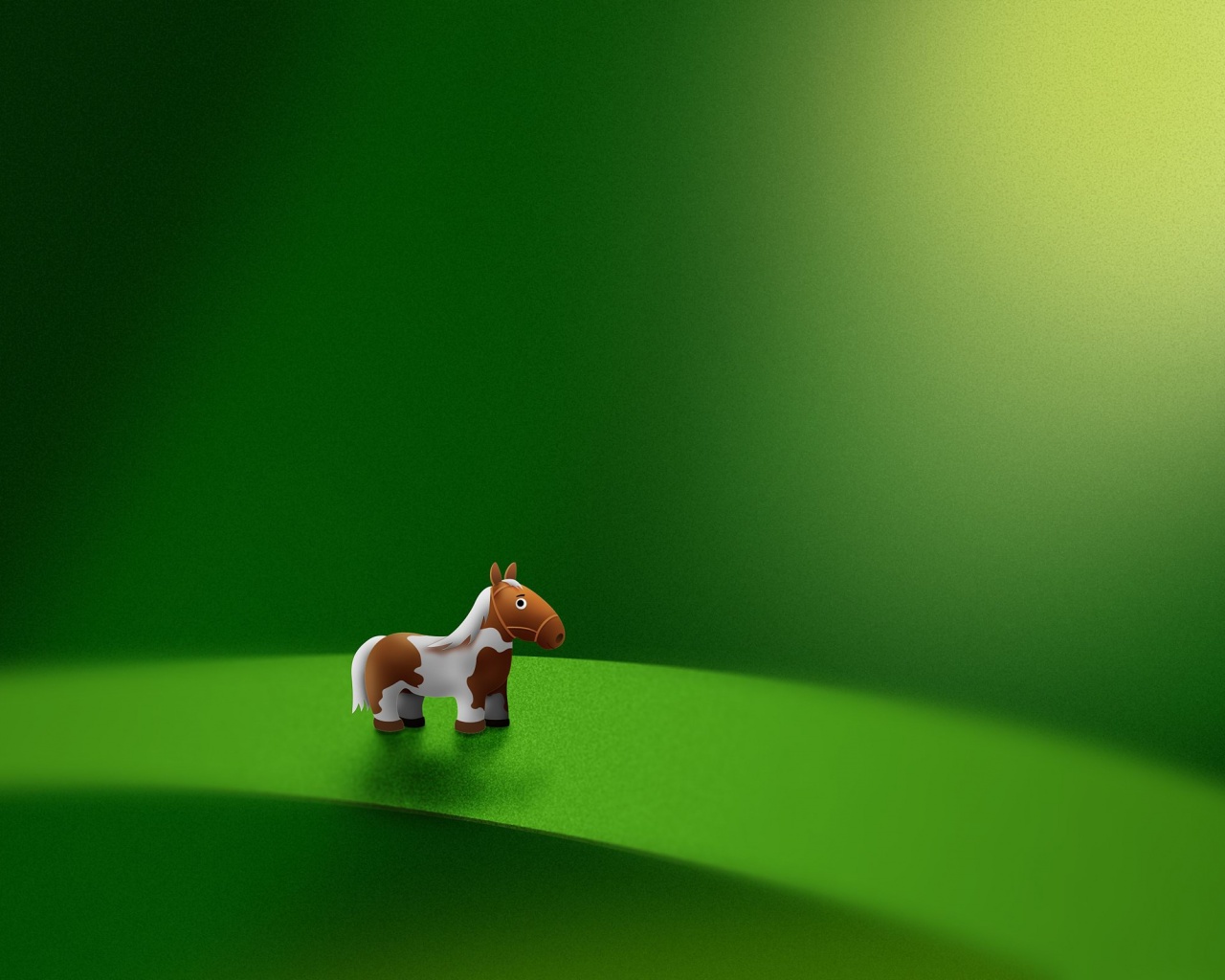 Green Leaf Pony Horse Micro