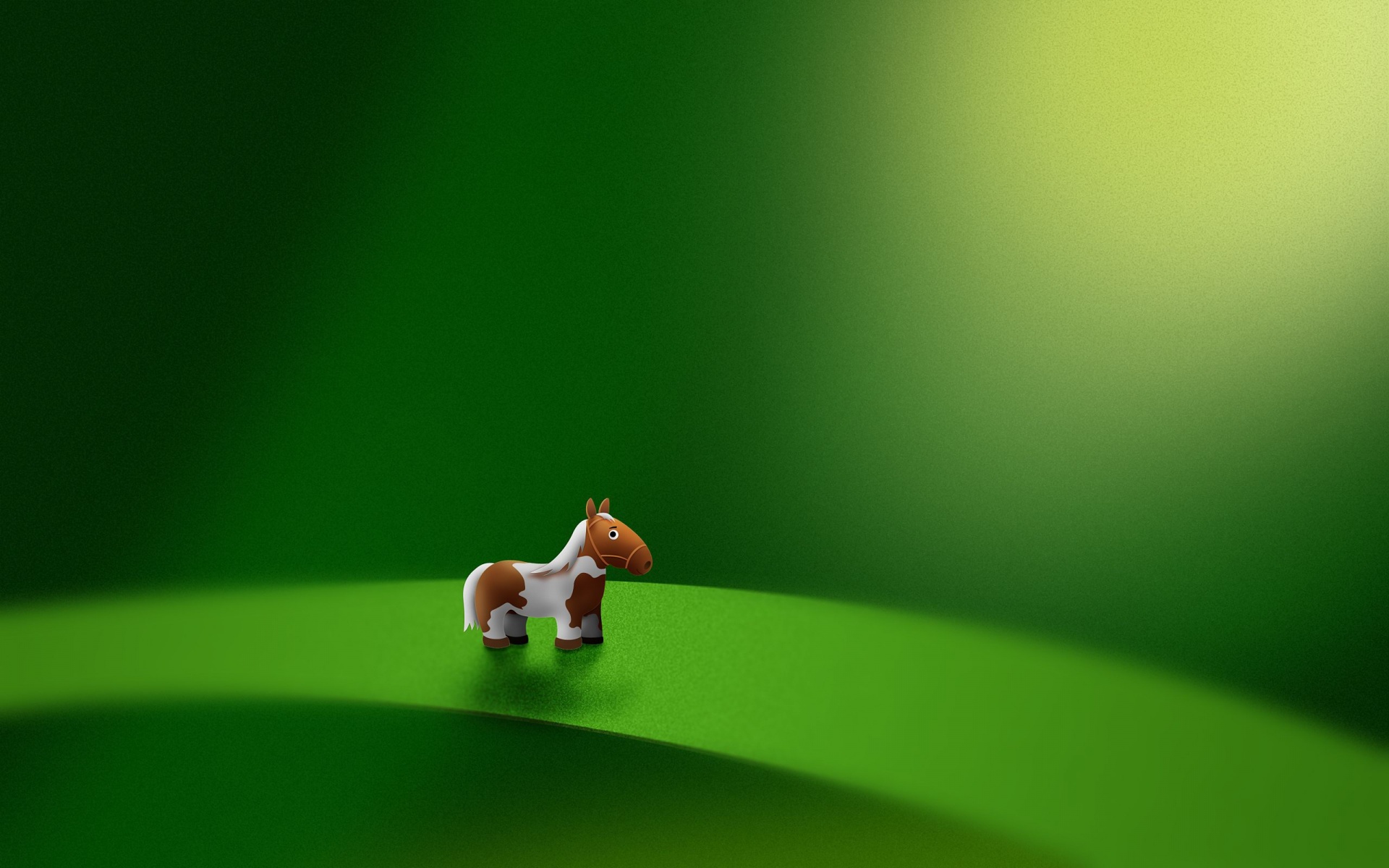 Green Leaf Pony Horse Micro