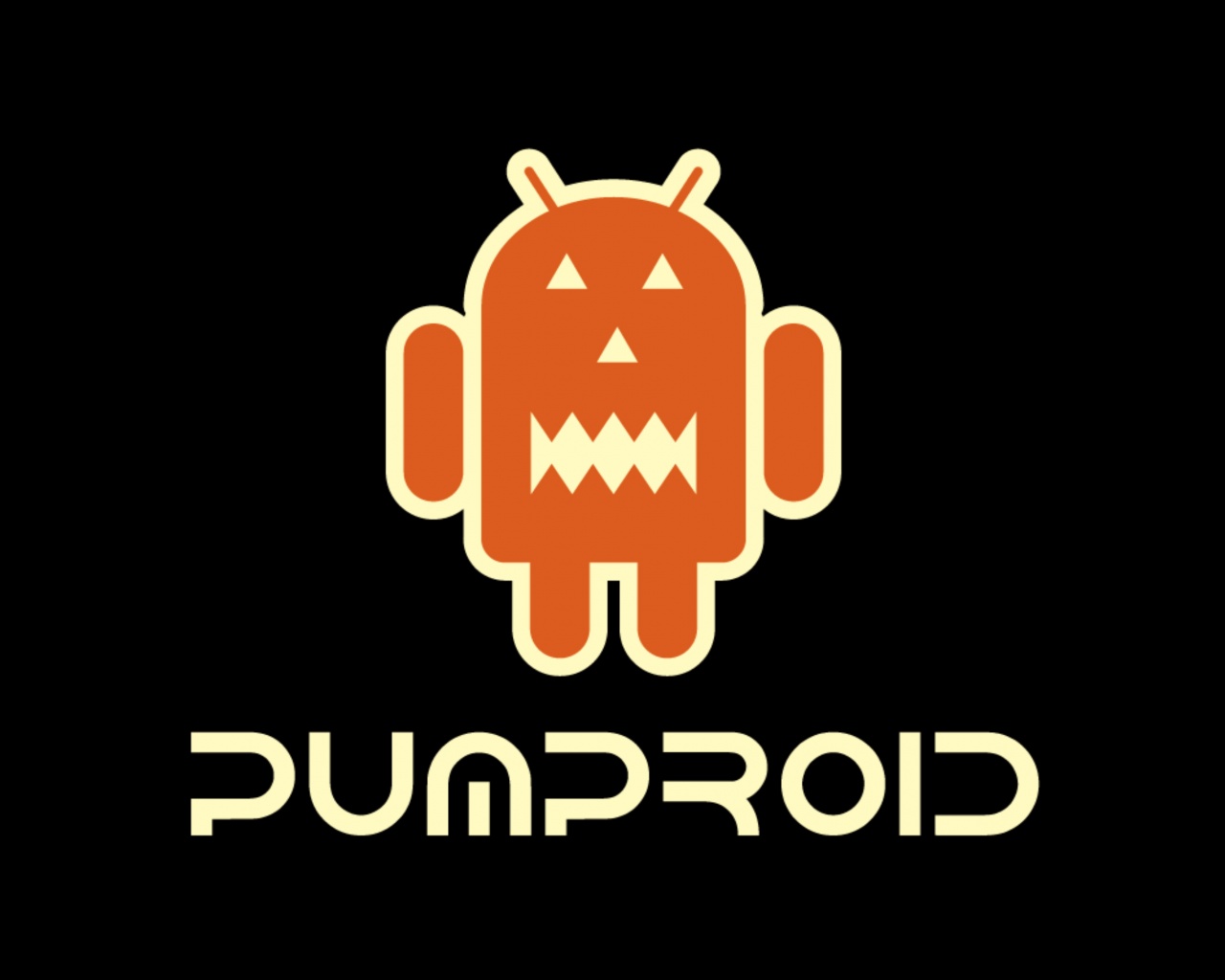 Halloween Android Logo