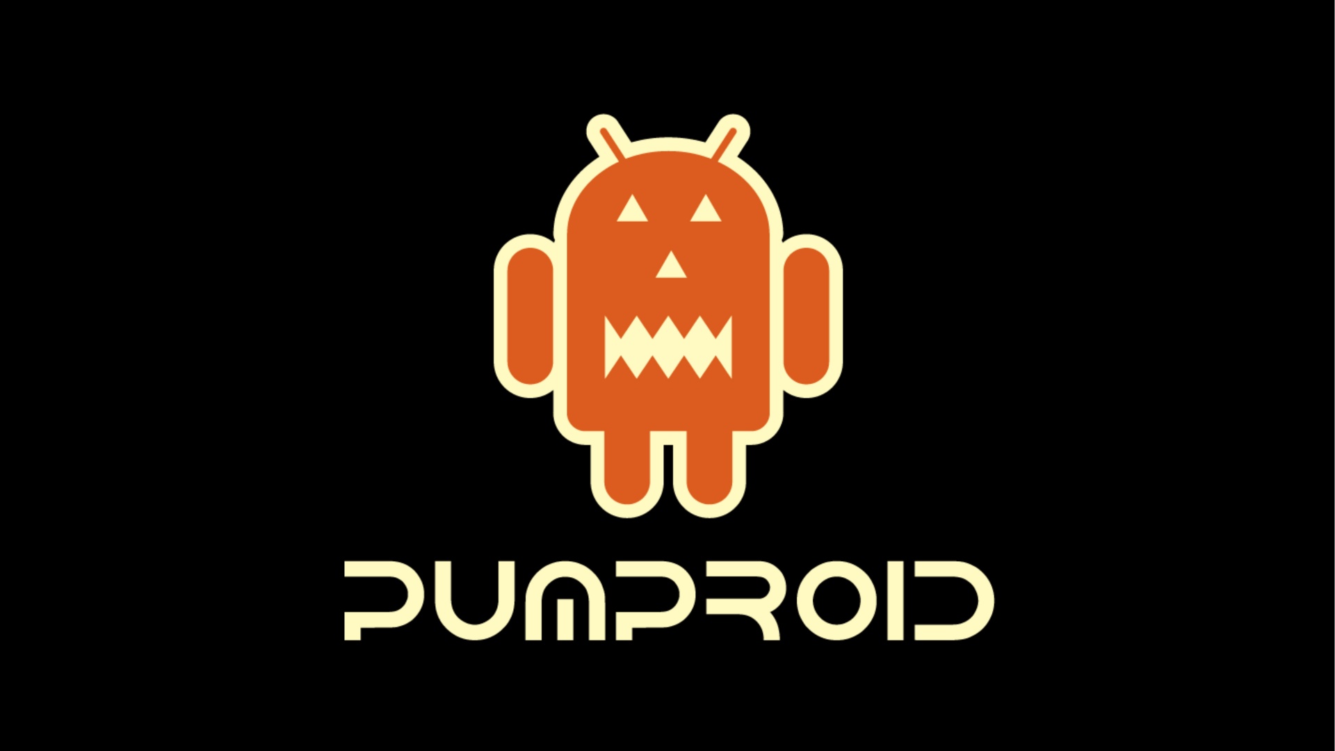 Halloween Android Logo