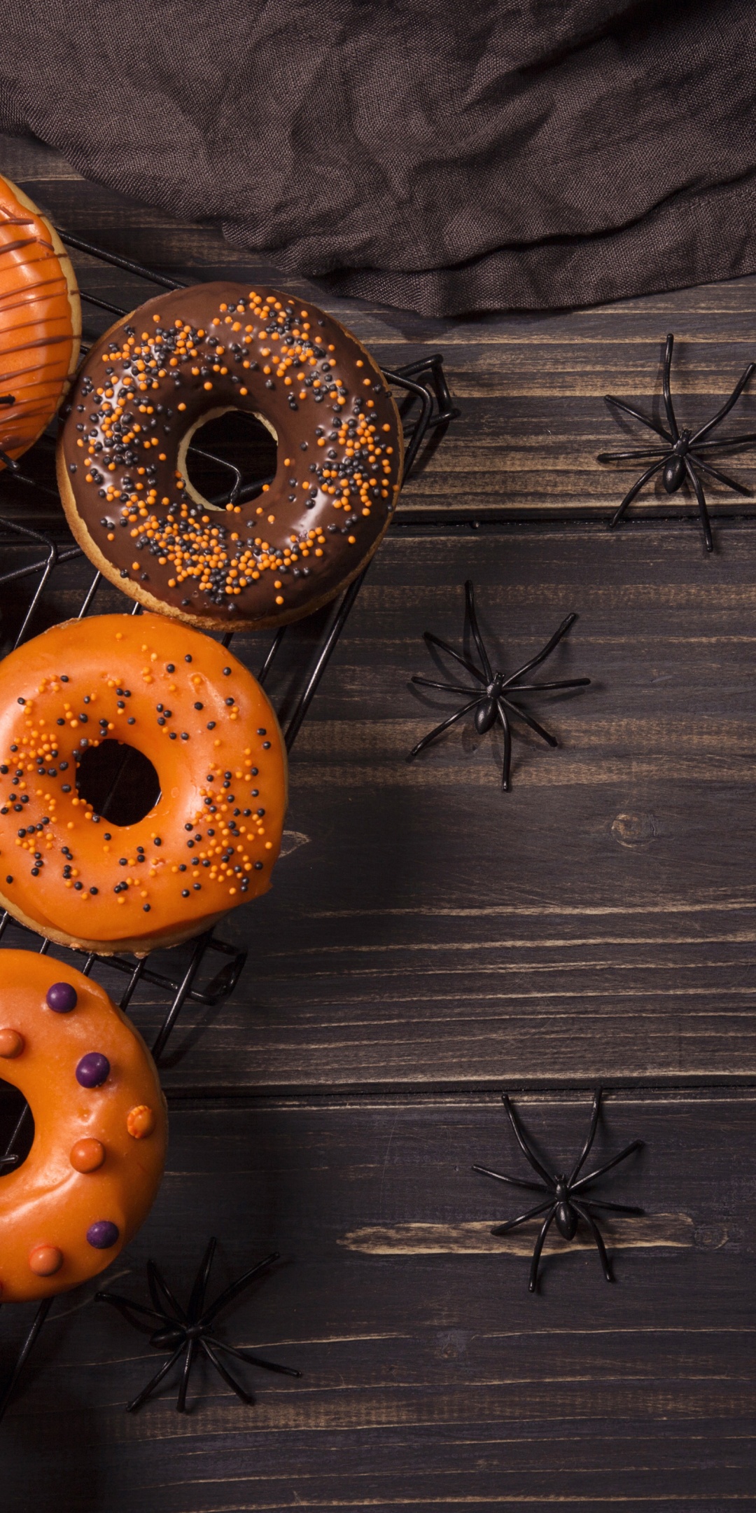 Halloween Donuts Spiders