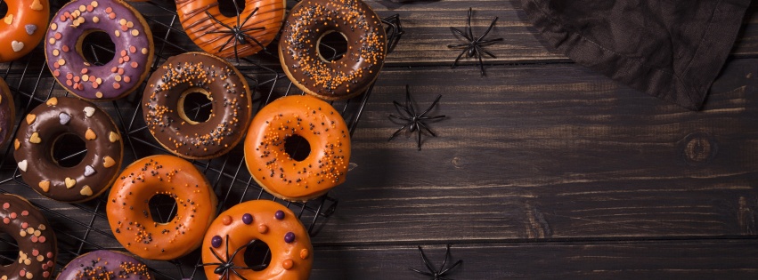 Halloween Donuts Spiders