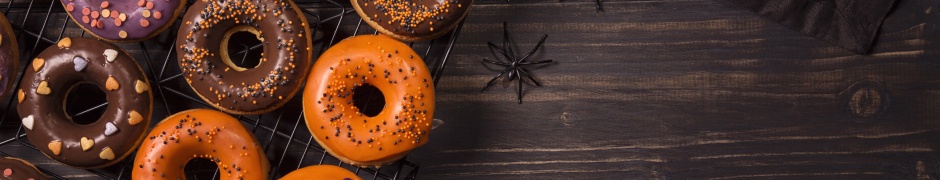 Halloween Donuts Spiders