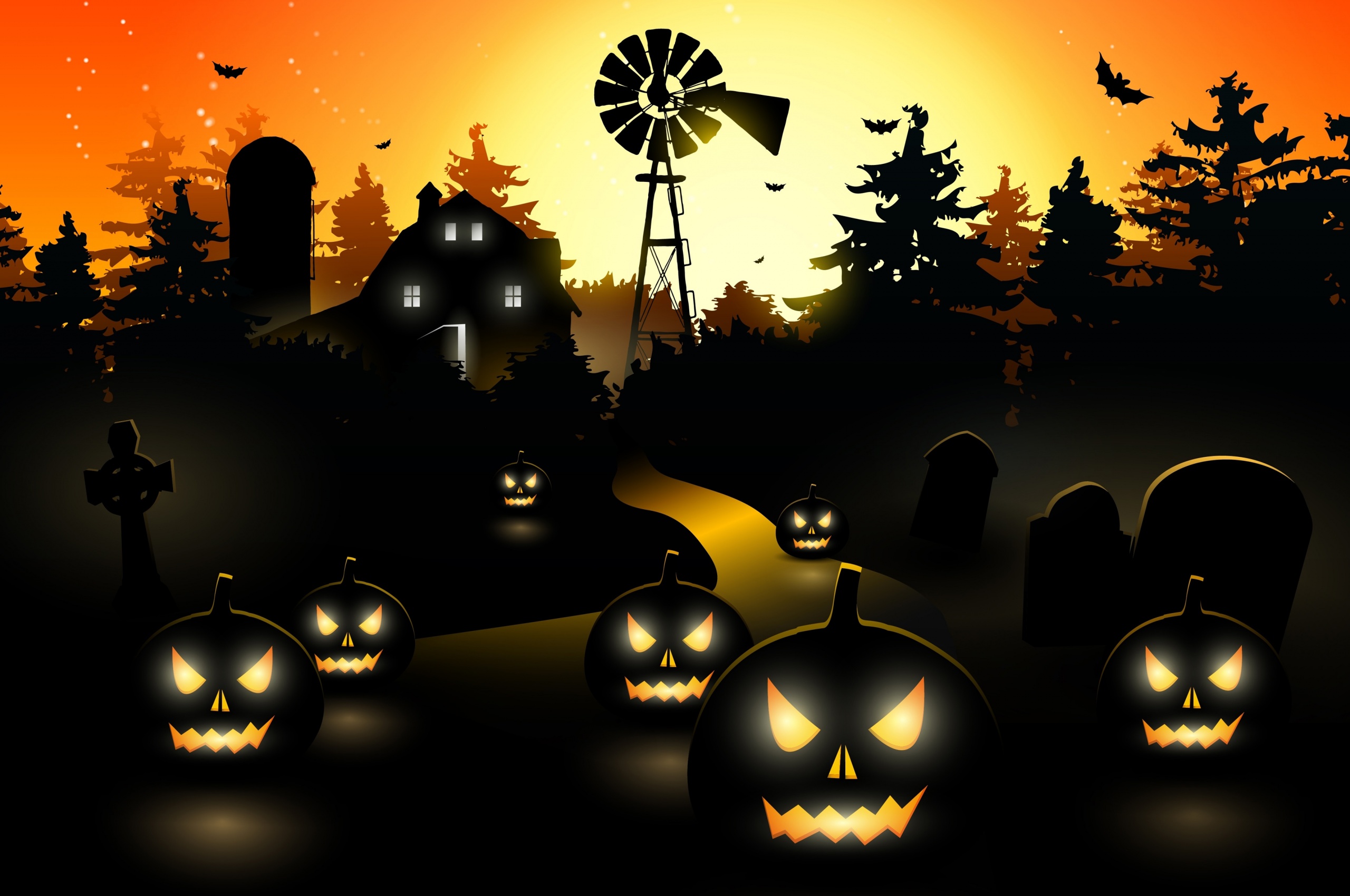 Halloween In Village