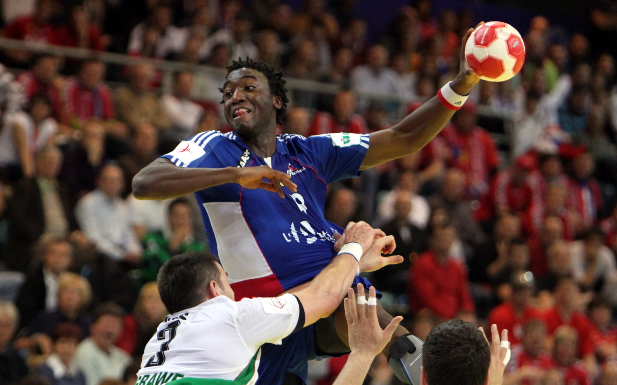 Handball Match - France Vs Hungary