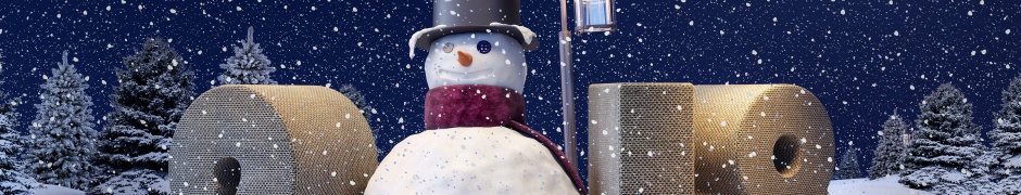 Happy New Year 2018 Snowman