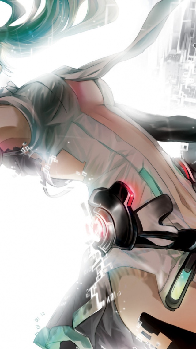 Hatsune Miku Vocaloid Light Drawing