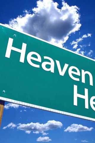 Heaven And Hell Sign