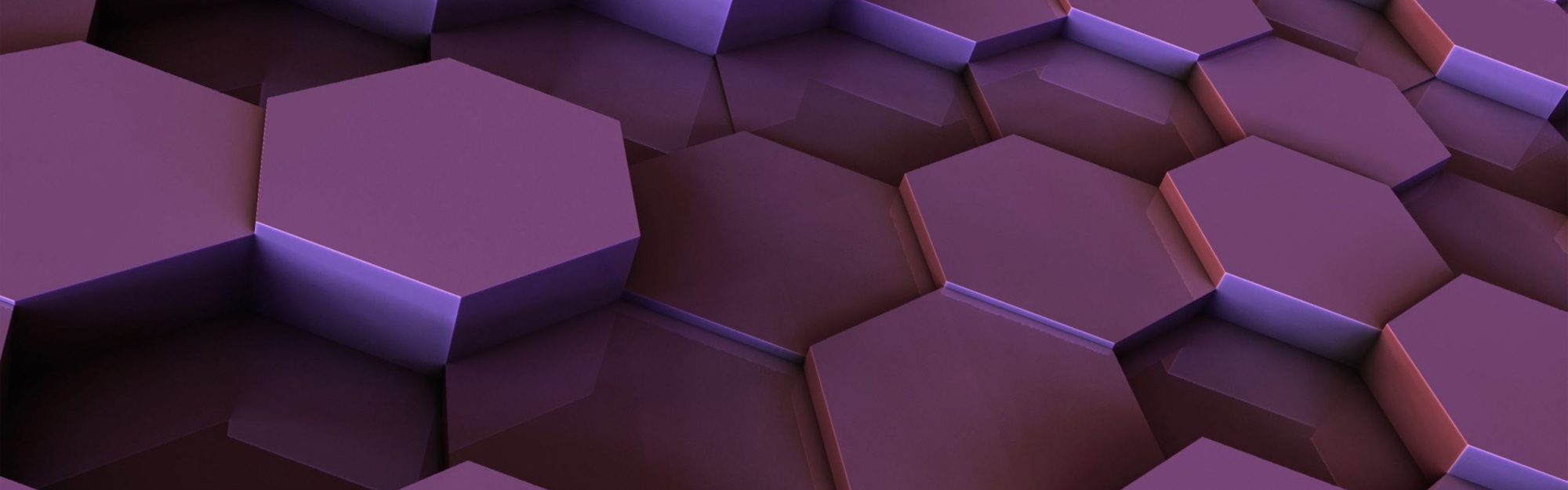 Hexagons Purple