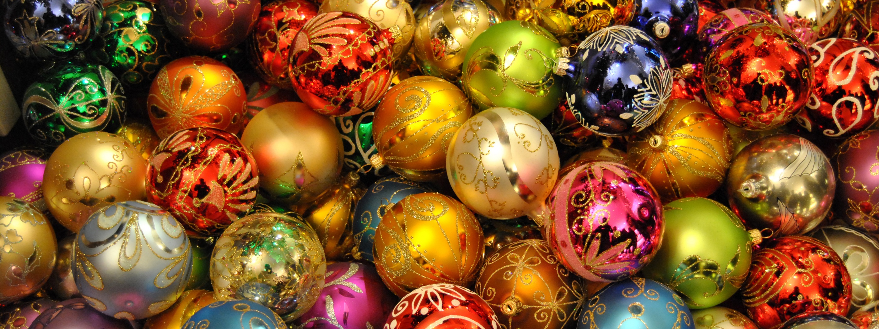 Holidays Christmas New Year Balls